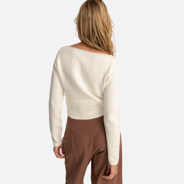 Rhythm Chloe Knit Sweater - White