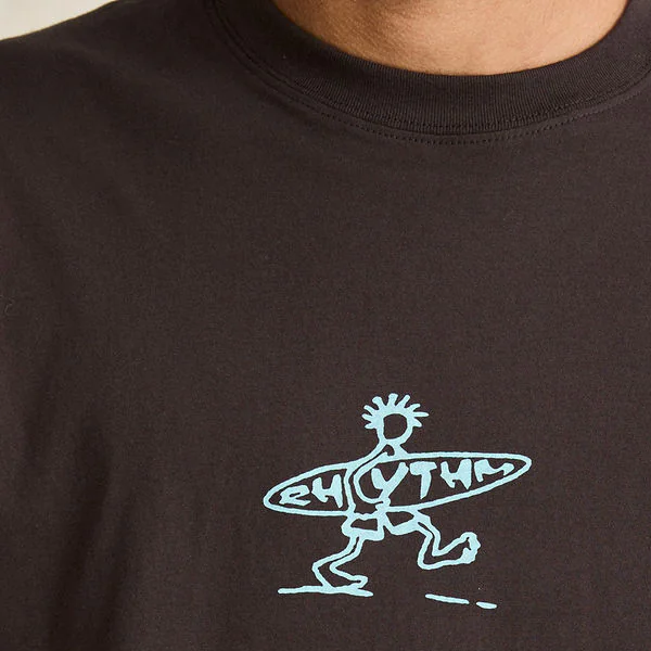 Rhythm Drifter Tee - Vintage Black