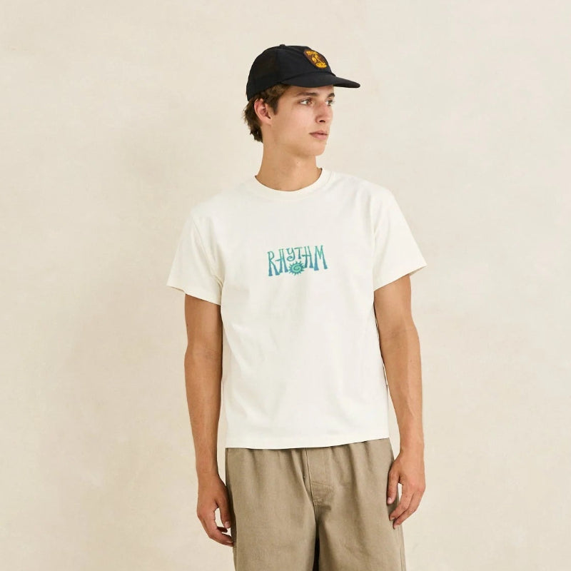 Rhythm Fresh Stamp Band Tee - Vintage White