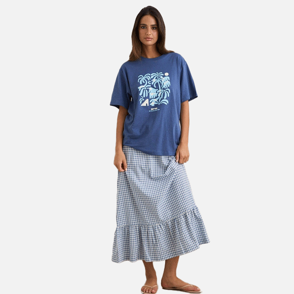 Rhythm Island OS Tee - Indigo