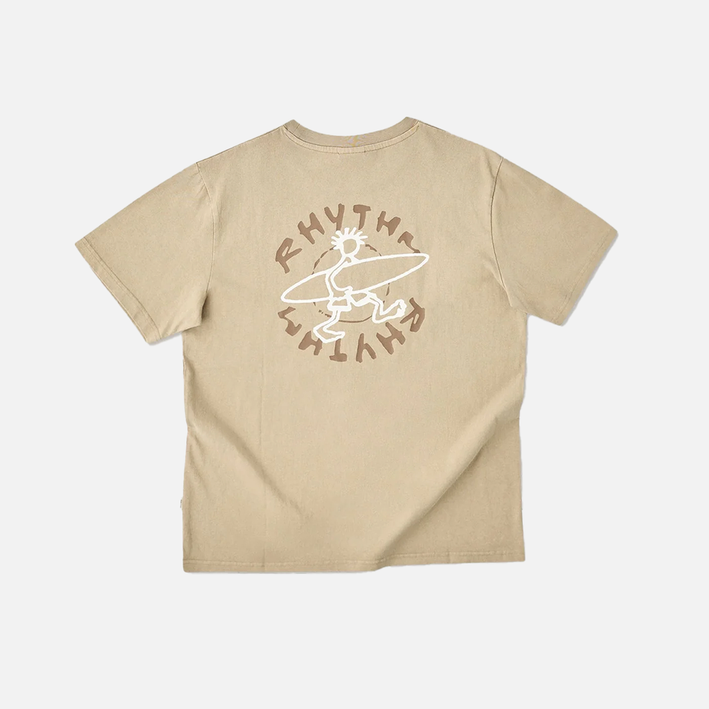 Rhythm Jaunt Vintage Tee - Macadamia