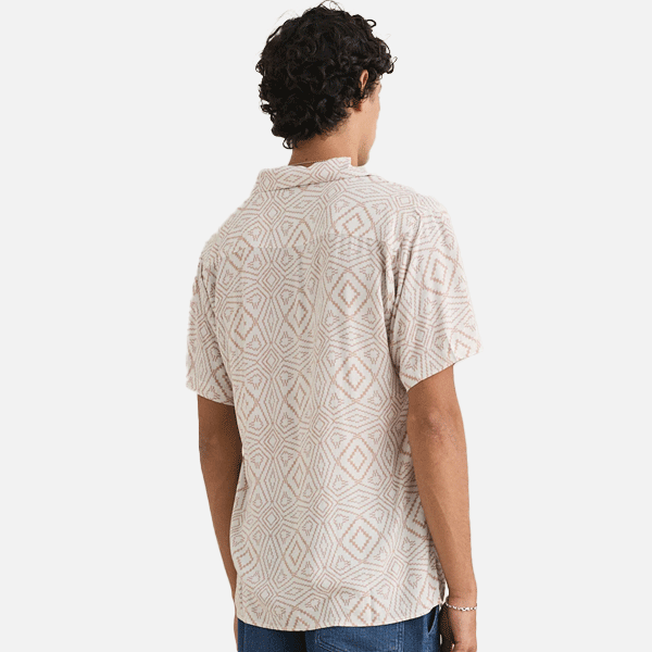 Rhythm Mosaic SS Shirt - Tobacco