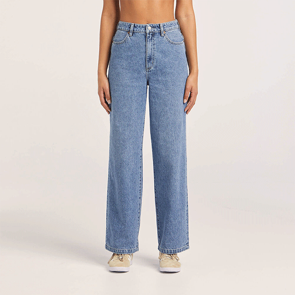 Riders Hi Wide Leg Jean - Pragmatic Blue