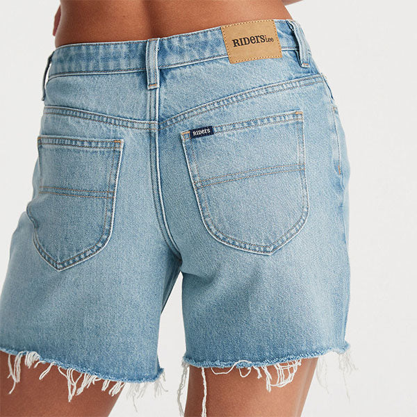 Riders Mid Straight Short - Oblique Blue