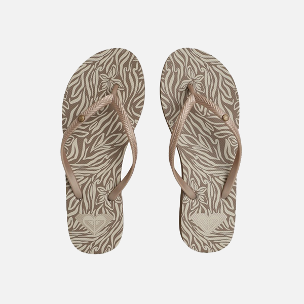 Roxy Bermuda Print Jandals - Animal