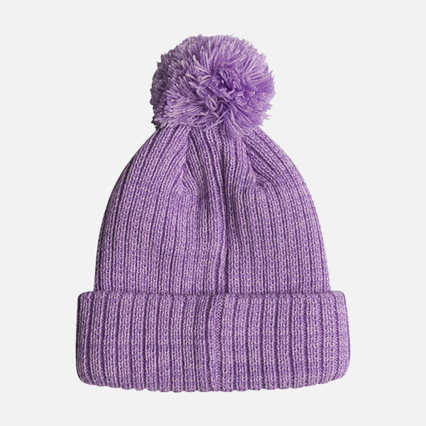 Roxy FTW Pom Youth Beanie - Crocus Petal