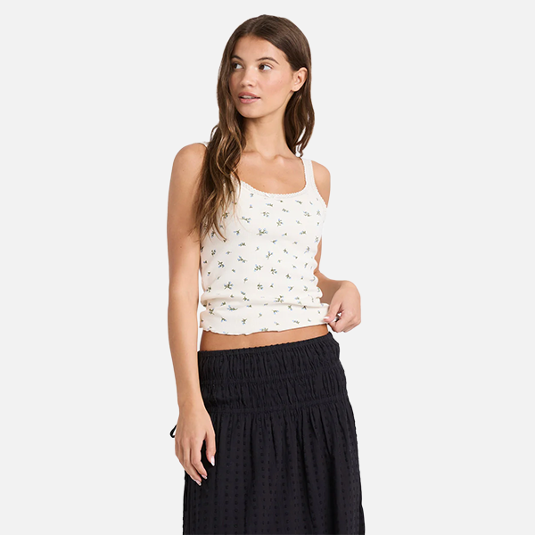 Roxy In Bloom Tank - Cream