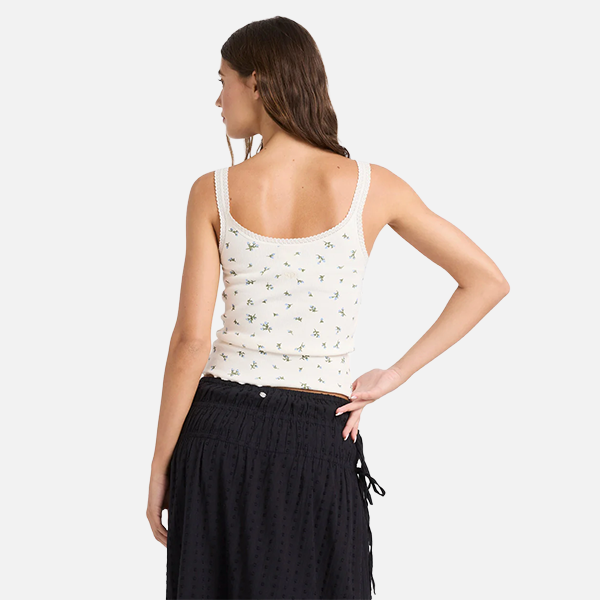 Roxy In Bloom Tank - Cream