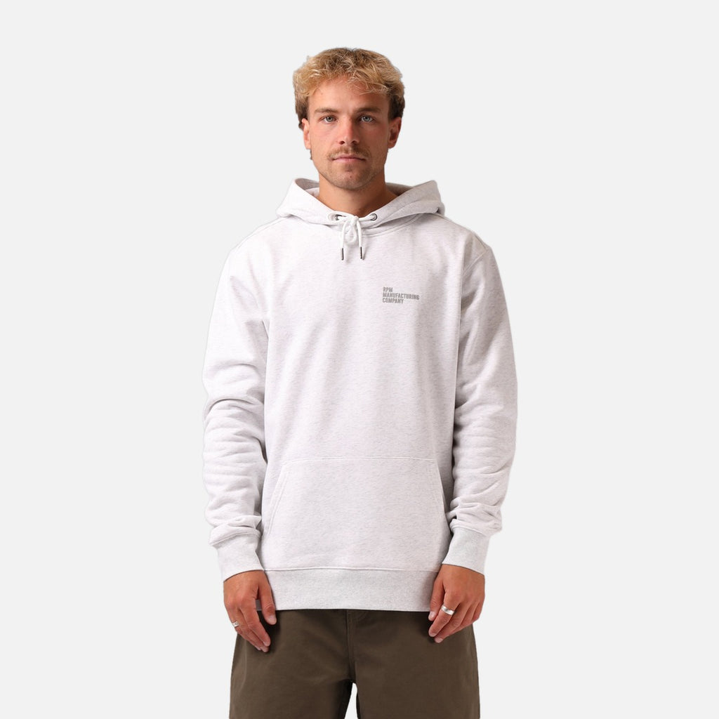 RPM Base Hood - White Marl - view 3 | Propaganda Streetwear & Skate