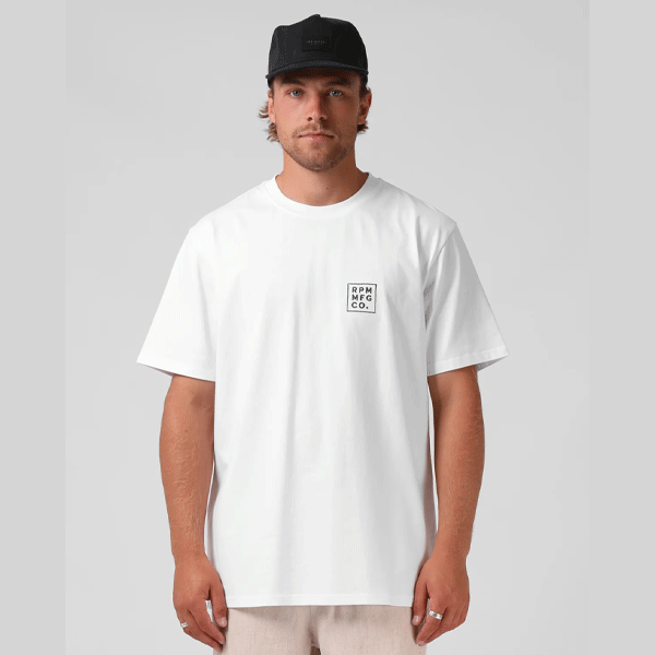 RPM Base Tee - White
