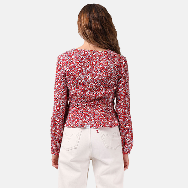 RPM Ellidy Top - Red Floral