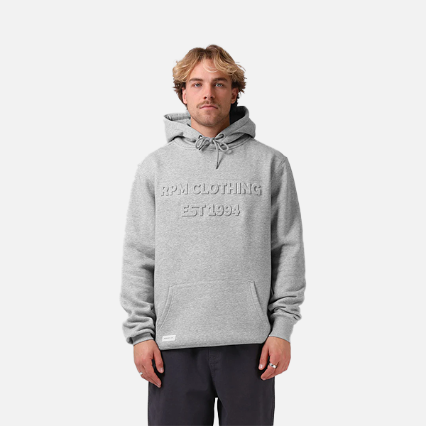 RPM Emboss Hood - Grey Marl