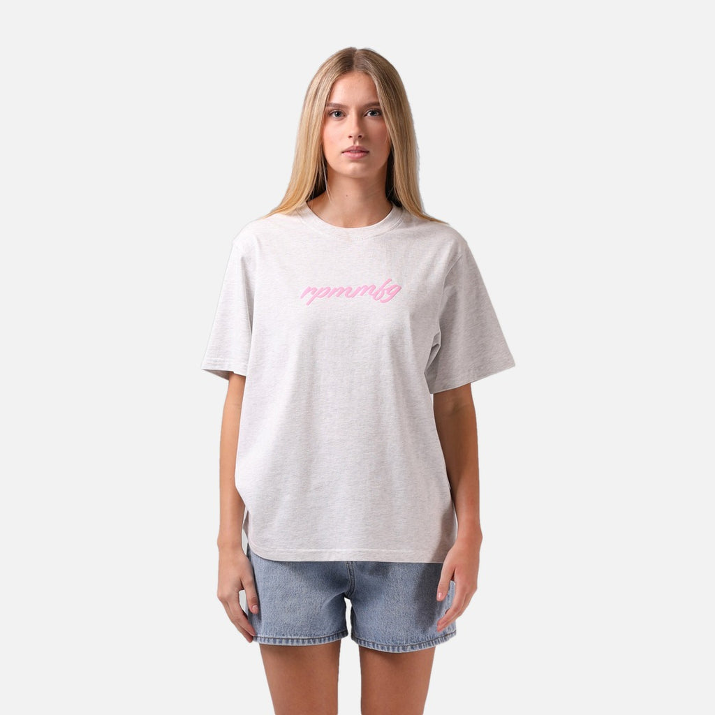 RPM Flow Tee - White Marle - view 3 | Propaganda Streetwear & Skate