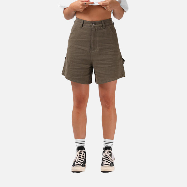 RPM Hemp Work Short - Washed Olive