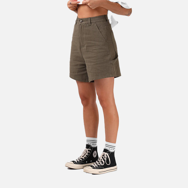 RPM Hemp Work Short - Washed Olive