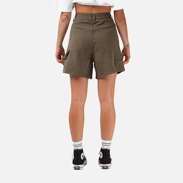 RPM Hemp Work Short - Washed Olive