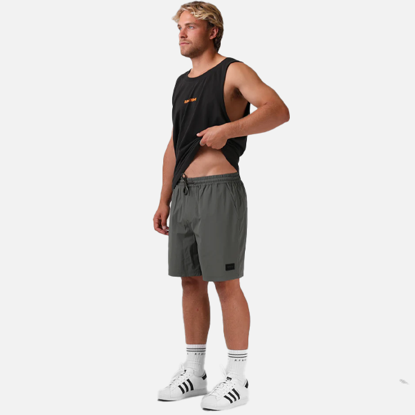 RPM Surf Trunk - Grey Khaki