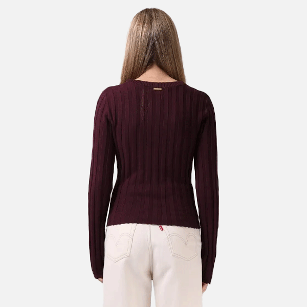 RPM Wide Knit LS - Plum