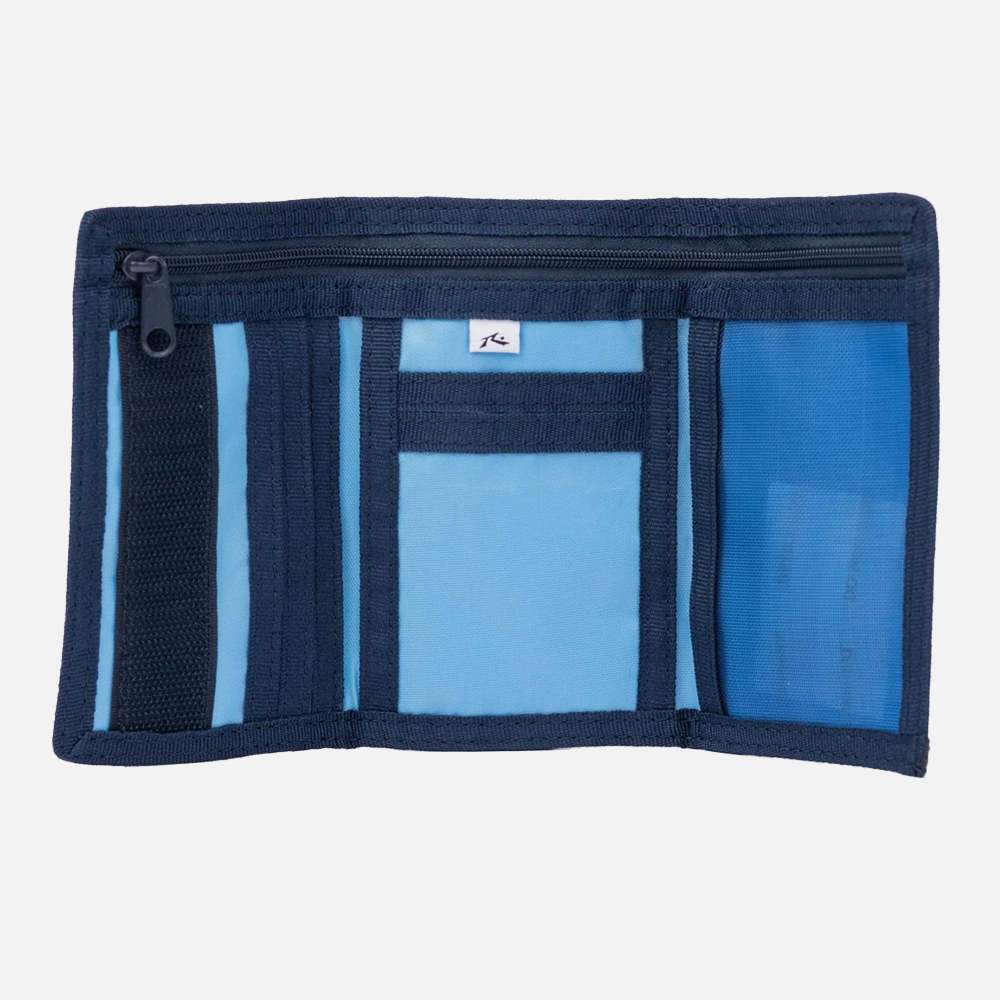 Rusty Academy Tri Fold Wallet - Retro Blue