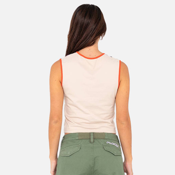 Rusty All Ova Skimmer Tank - White
