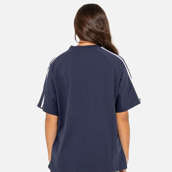 Rusty All saint Collegiate OS Tee - Navy Blue