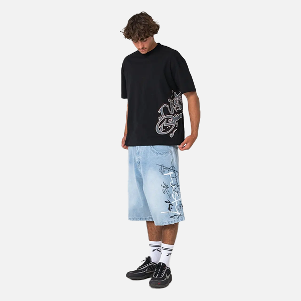 Rusty Art Attack Tee - Black