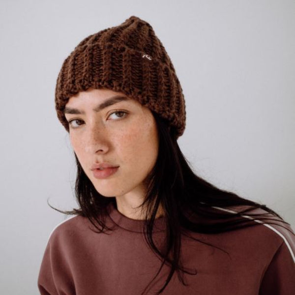 Rusty Aspen Chunky Beanie - Pinecone