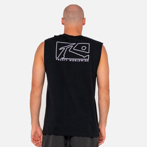Rusty Boxed Out Muscle - Black