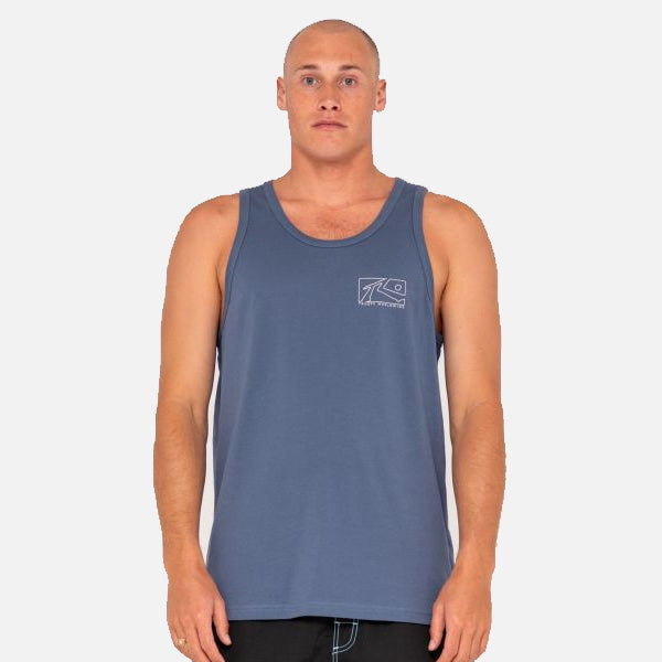 Rusty Boxed Out Tank - China Blue
