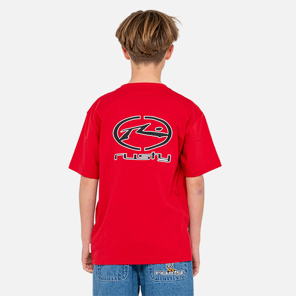 Rusty Boys Turbo Tee - Vintage Red