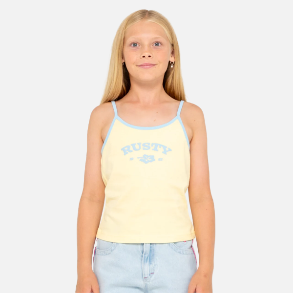 Rusty Girls Britney Tank - Pale Banana