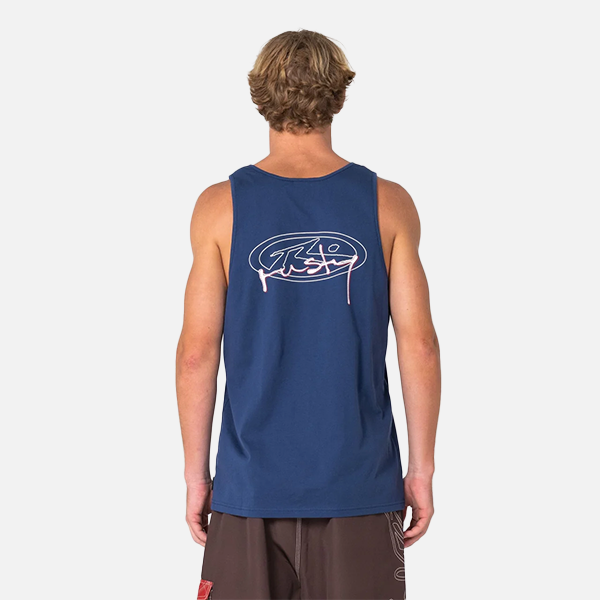 Rusty Clarence Tank - Dark Blue