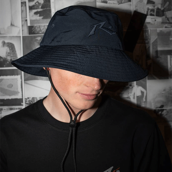 Rusty Boys Comp Wash Quick Dry Bucket Hat - Navy