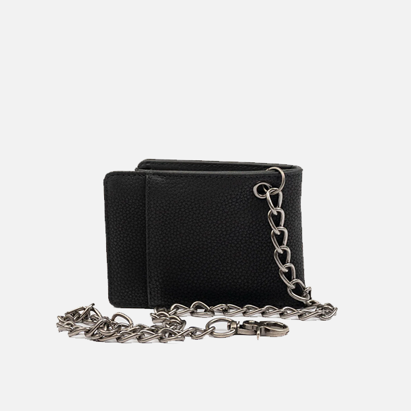 Rusty District Chain Wallet - Black