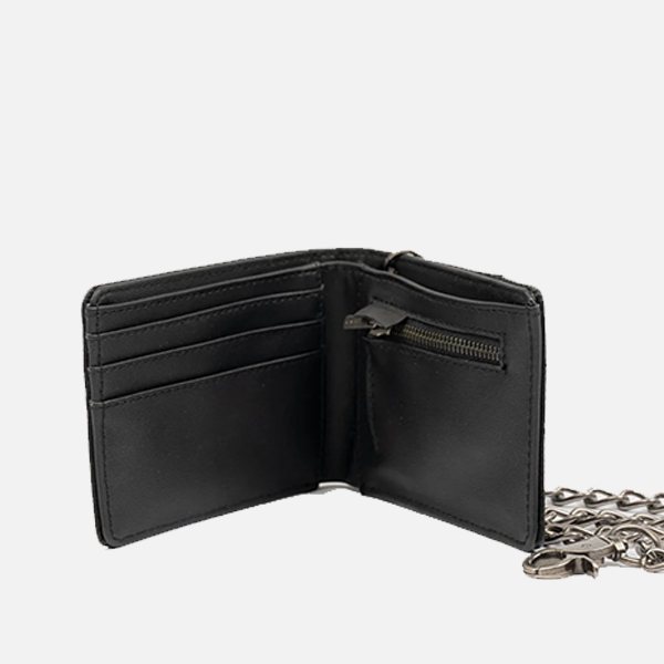 Rusty District Chain Wallet - Black