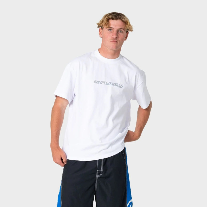 Rusty Fragment Tee - White