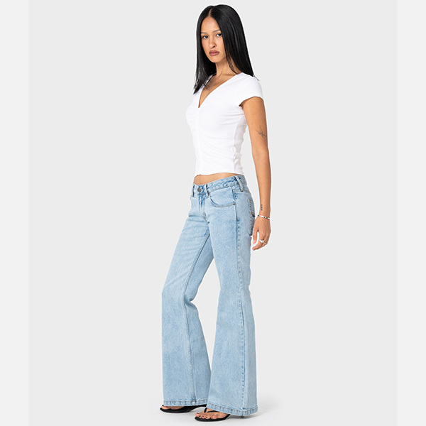 Rusty Freida Flare Low Rise Jean 2.0 - True Blue