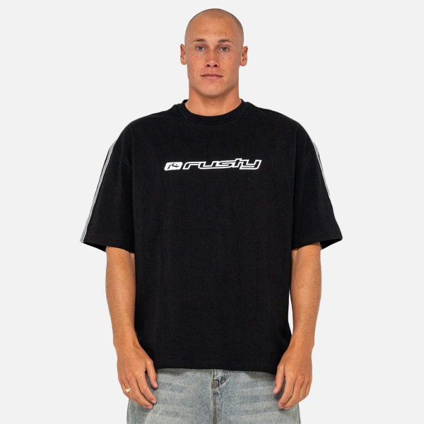 Rusty Gaffa Taped Tee - Black