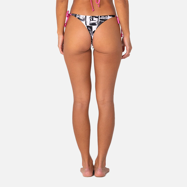 Rusty Graff Town Multiway Bikini Top - Mono/Pink