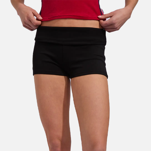 Rusty Hilton Low Rise Booty Short - Black