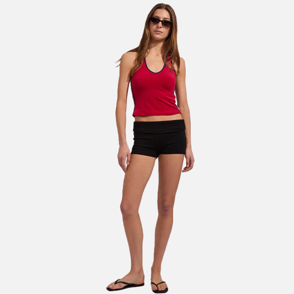 Rusty Hilton Low Rise Booty Short - Black