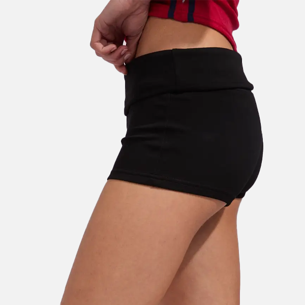 Rusty Hilton Low Rise Booty Short - Black