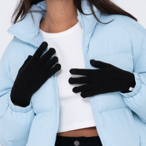Rusty Hold Up Gloves - Black