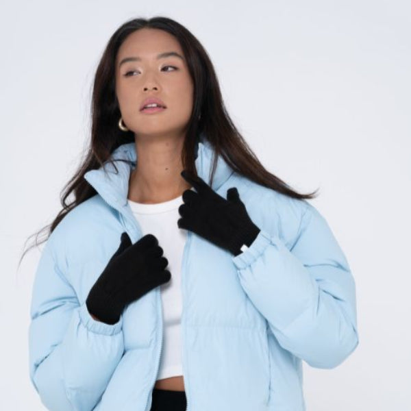 Rusty Hold Up Gloves - Black