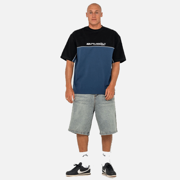 Rusty Infinity Tee - China Blue