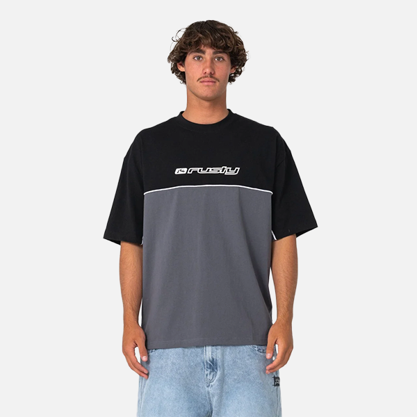 Rusty Infinity Tee - Steel