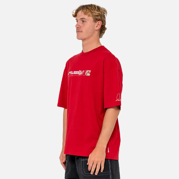 Rusty Jetsetter Tee - Vintage Red