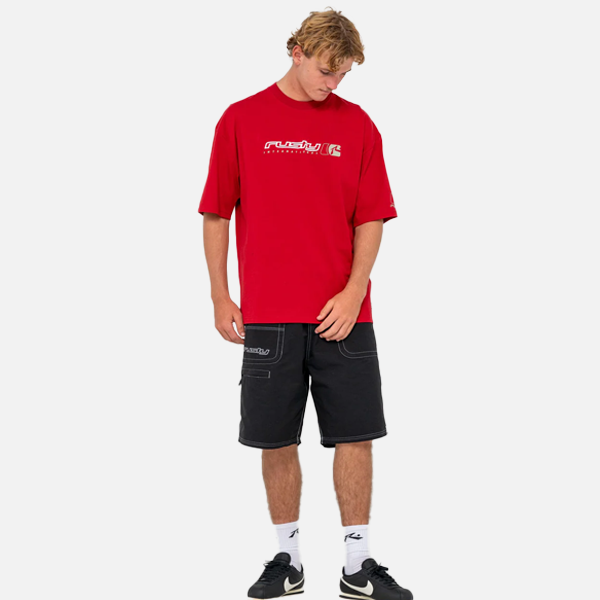 Rusty Jetsetter Tee - Vintage Red