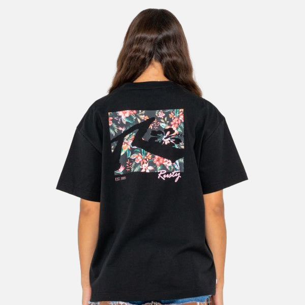 Rusty Jill Standard Fit Tee - Black
