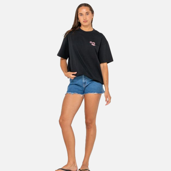 Rusty Jill Standard Fit Tee - Black